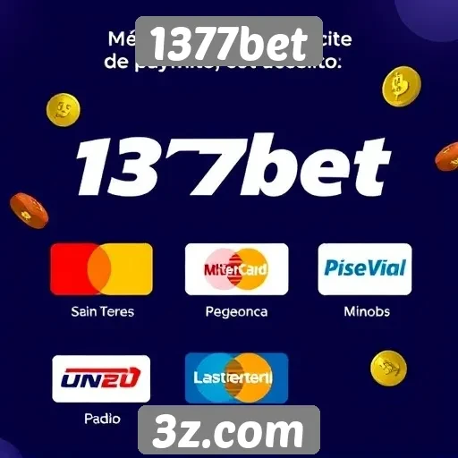 Métodos de pagamento aceitos no 1377bet