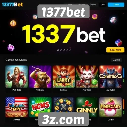 Variedade de jogos disponíveis no 1377bet